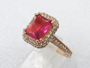 色石　指輪(18号)